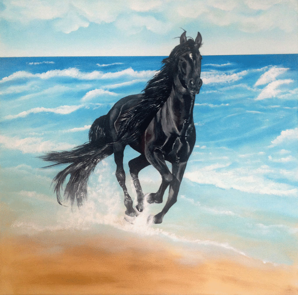 Pferd am Strand