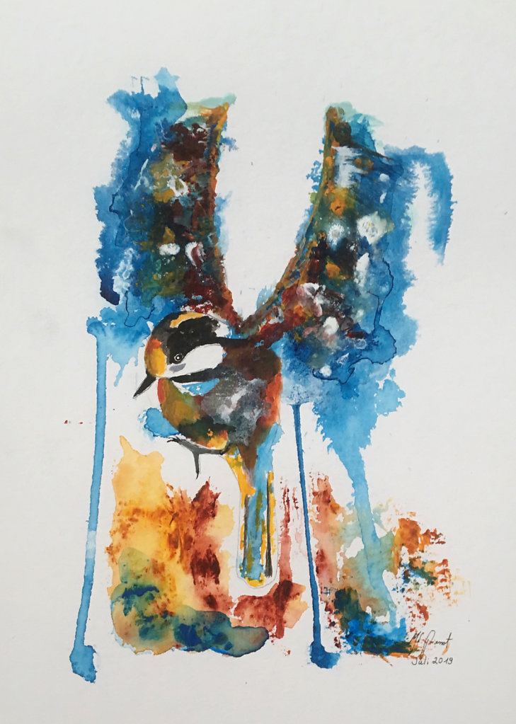 Abstrakt Vogel
