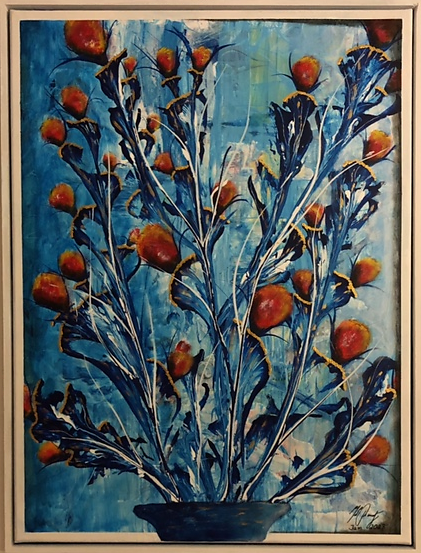 BlumenBlau/Orange